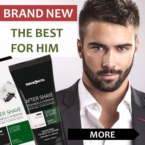 The best cosmetics for him! Naturally from MACROVITA. Check it!